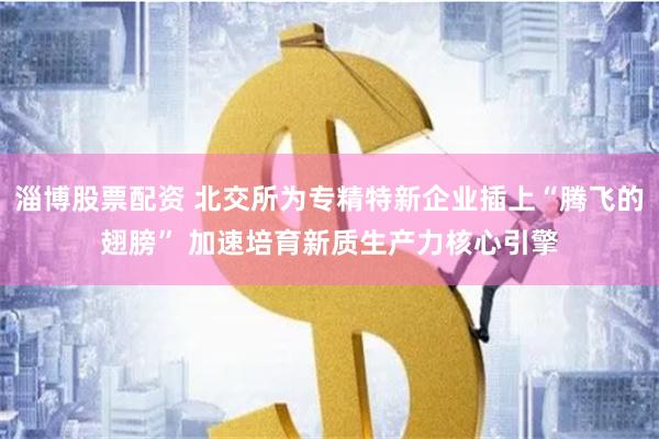 淄博股票配资 北交所为专精特新企业插上“腾飞的翅膀” 加速培育新质生产力核心引擎