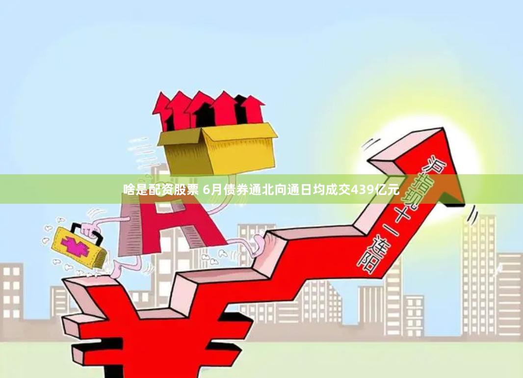 啥是配资股票 6月债券通北向通日均成交439亿元