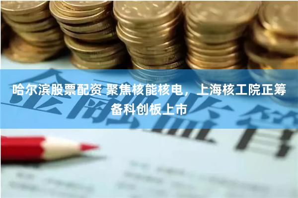 哈尔滨股票配资 聚焦核能核电，上海核工院正筹备科创板上市